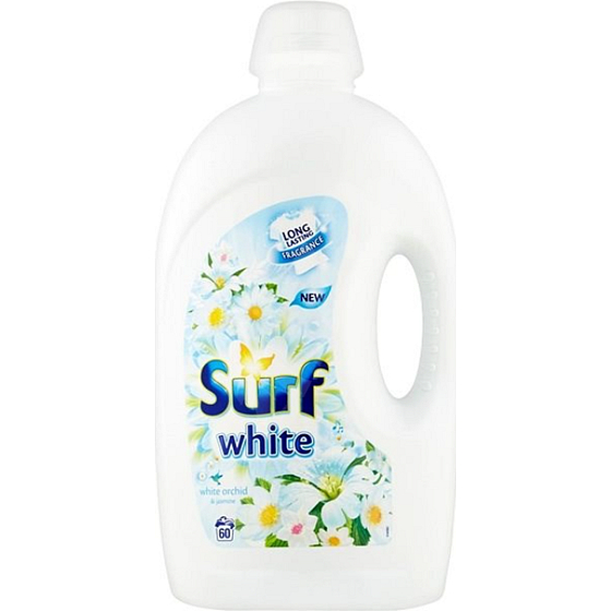 Surf White Orchid & Jasmine gél na pranie bielej bielizne 60 dávok 3 l