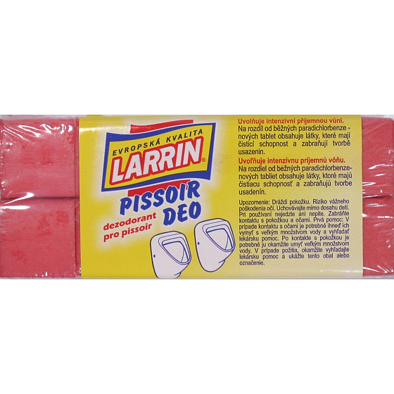 Larrin Pissoir Jahoda Deo pevný valček do pisoárov 10 kusov 250 g