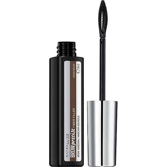 Maybelline Brow Precise Fiber Filler vypĺňajúci riasenka na obočie 05 Medium Brown 8 ml