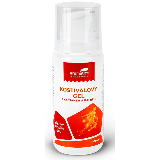 Aromatica Kostihojový gél s gaštanom a gáfrom hrejivý 100 ml