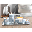 Woodwick Seaside Neroli - Pobrežná neroli vonná sviečka s dreveným širokým knôtom a viečkom sklo loď 453 g
