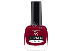 Golden Rose Keratin Nail Color Lak na nechty 41 Tmavo červená 10,5 ml