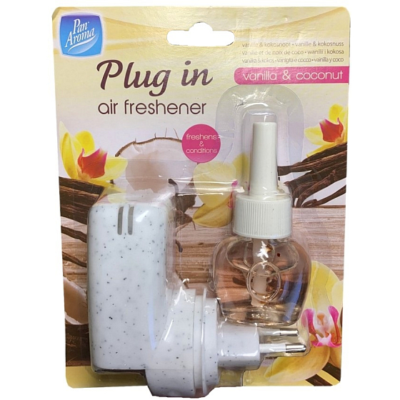 Pan Aroma Vanilla & Coconut elektrický osviežovač vzduchu 20 ml