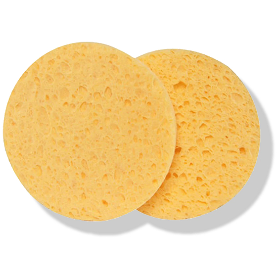 JJDK Hubky na tvár 6,5 cm 2 kusy