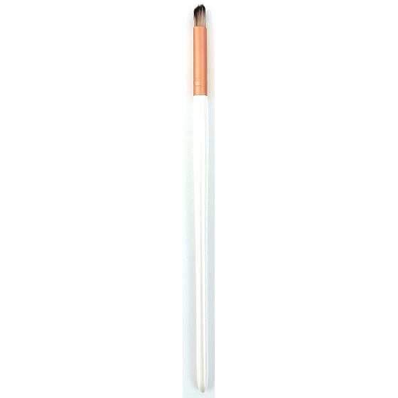 Kozmetický štetec na očné tiene okrúhly skosený Rosegold 16,5 cm