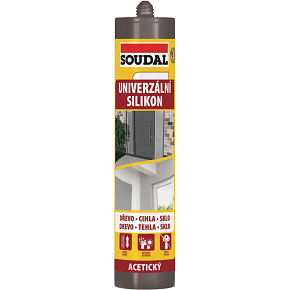 Soudal univerzálny silikón, číry, 280 ml
