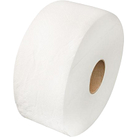 Jumbo 2vrstvový toaletný papier extra biely, šírka role 190 mm, návin role 120 m