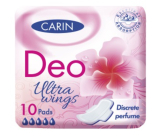Carine Ultra Wings Deo intímne vložky 10 kusov