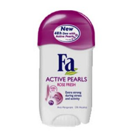 Fa Active Pearls Rose Fresh antiperspirant dezodorant stick pre ženy 50 ml