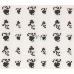 Absolute Cosmetics Nail Art samolepiace nálepky na nechty NT001 1 aršík