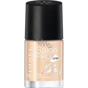 Rimmel London Salon Pre Lycra by Kate Nude Collection lak na nechty 126 Bare Yourself 12 ml