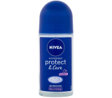 Nivea Protect & Care guličkový antiperspirant roll-on pre ženy 50 ml