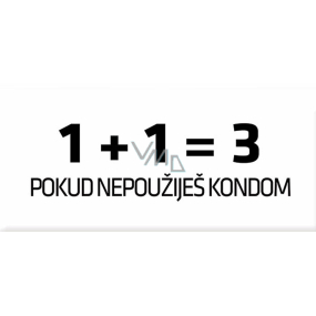 Bohemia Gifts Love Condoms darčekový kondóm 1 plus 1 rovná sa 3 1 kus