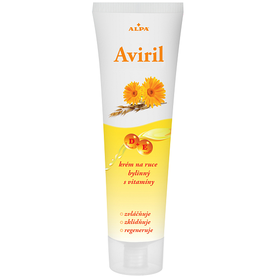 Alpa Aviril Bylinný s vitamínmi krém na ruky 100 ml
