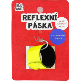Albi Buď vidieť! Reflexný pásik Billie King Žltý, zvýši viditeľnosť až 10x