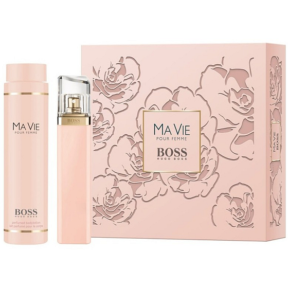 Hugo Boss Ma Vie pour Femme toaletná voda 75 ml + telové mlieko 200 ml, darčeková sada