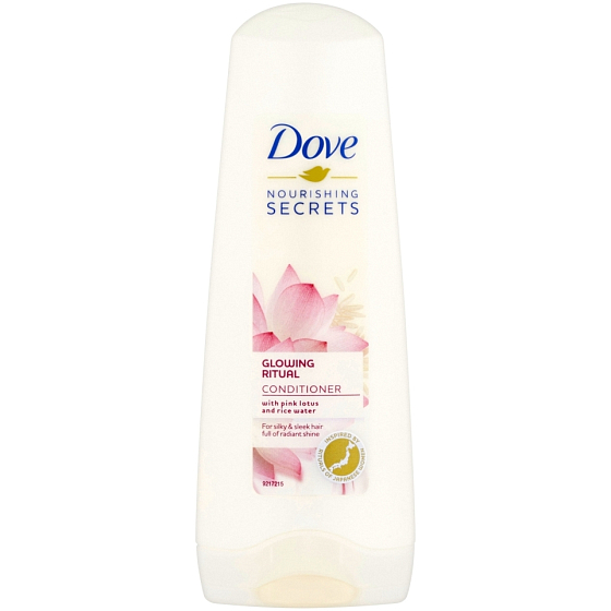 Dove Nourishing Secrets Rozžiarujúca Rituál Lotosový kvet a ryžová voda kondicionér na vlasy 200 ml