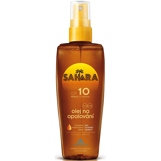 Astrid Sahara OF10 vodeodolný olej na opaľovanie sprej 150 ml