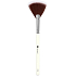 Kozmetický štetec Dermacol Master Brush Fan so syntetickými štetinami na rozjasňovače, prach D59