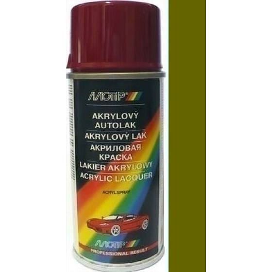 Motip Škoda Akrylový autolak sprej SD 5225 Zeleň olivová 150 ml