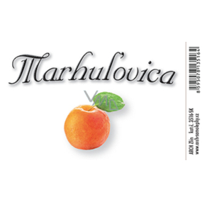 Arch Nálepka Marhuľovica veľká etiketa 8,5 x 5,5 cm SK