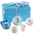 Bomb Cosmetics Sneh - Let It Snow balistik 2x160 g + gulička 30 g + špalíček 50 g + špalíček 85 g, kozmetická sada