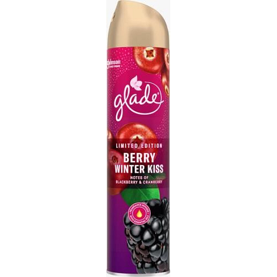 Glade Berry Winter Kiss s vôňou černíc a brusníc osviežovač vzduchu sprej 300 ml