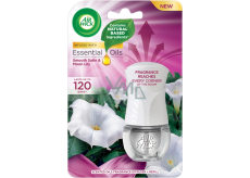 Air Wick Essential Oils Smooth Satin & Moon Lily - sada elektrických osviežovačov vzduchu Smooth Satin & Moon Lily 19 ml