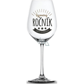 Nekupto Zábavný pohár na víno s potlačou Exceptional vintage 440 ml