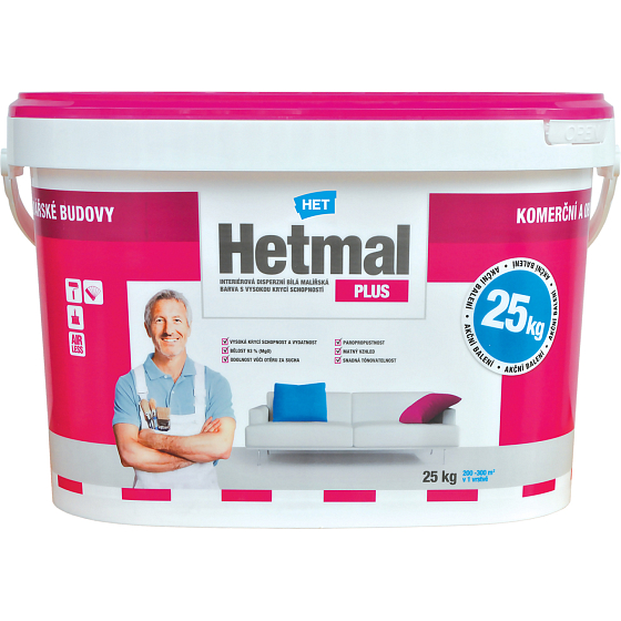 Het Hetmal Plus maliarska farba, 25 kg