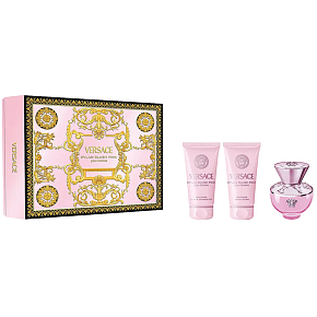 Versace Dylan Pink Blush parfémovaná voda 50 ml + telové mlieko 50 l + sprchový gél 50 ml, darčeková sada pre ženy Versace Dylan Pink Blush parfémovaná voda 50 ml + telové mlieko 50 l + sprchový gél 50 ml, darčeková sada pre ženy