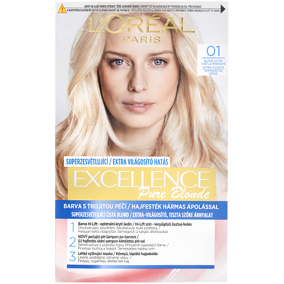 Loreal Paris Excellence Creme farba na vlasy 01 Blond ultra svetlá prírodná