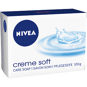 Nivea Creme Soft tuhého mydla, 100 g