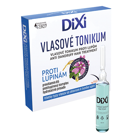 Dixi Proti lupinám vlasové tonikum 6 ampuliek po 10 ml