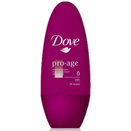 Dove Pro Age guličkový dezodorant roll-on pre ženy 50 ml