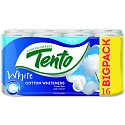 Tento bavlnený toaletný papier White White 131 kusov 2 vrstvový 16 ks