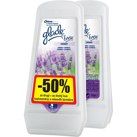 Glade Levanduľa gél osviežovač vzduchu 2 x 150 g