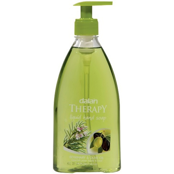 Dalan Therapy Rosemary & Olive Oil s olivovým olejom tekuté mydlo dávkovač 400 ml