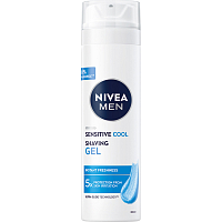 Nivea Men Sensitive Cool gél na holenie, 200 ml