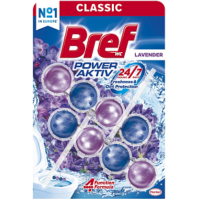 Bref Power Aktiv 4 Formula Levanduľa WC blok 2 x 50 g