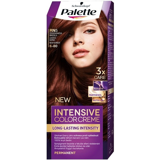 Schwarzkopf Palette Intensive Color Creme farba na vlasy 6-80 Red Brown Marsala RN5