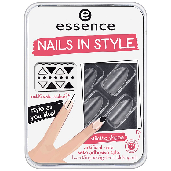 Essence Nails In Style umelé nechty 04 Clear for you? 12 kusov
