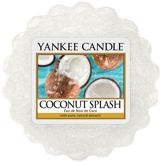 Yankee Candle Coconut Splash - Kokosové osvieženie vonný vosk do aromalampy 22 g