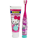 Hello Kitty 6+ Turbo elektrický kefka na zuby mäkký na batérie + a žuvačky zubná pasta 75 ml