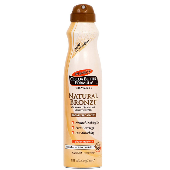 Palmers Cocoa Butter Formula Natural Bronze samoopaľovacie mlieko sprej 200 g