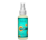Saloos Natur Aroma Airspray Energie osviežovač vzduchu so zmesou éterických olejov z mäty, grapefruitu a ďalších citrusov, uvoľňuje napätie, prináša pozitívnu energiu 50 ml