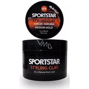 Sportstar Styling Clay modelovací íl na vlasy, stredná fixácia 50 ml