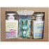 Jack N Jill BIO Sweetness Sladkosť 2v1 sprchový gél a šampón pre deti dávkovač 300 ml + telové mlieko pre deti dávkovač 300 ml + Zajačik hračka do kúpeľa, kozmetická sada