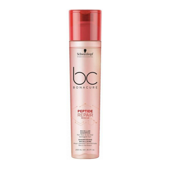 Schwarzkopf Professional BC Bonacure Peptide Repair Rescue micelárny šampón pre poškodené vlasy 250 ml