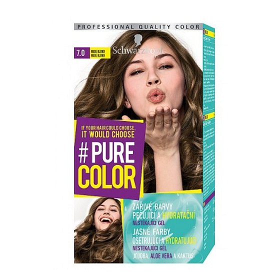 Schwarzkopf Pure Color washout farba na vlasy 7.0 Nude blond 60 ml